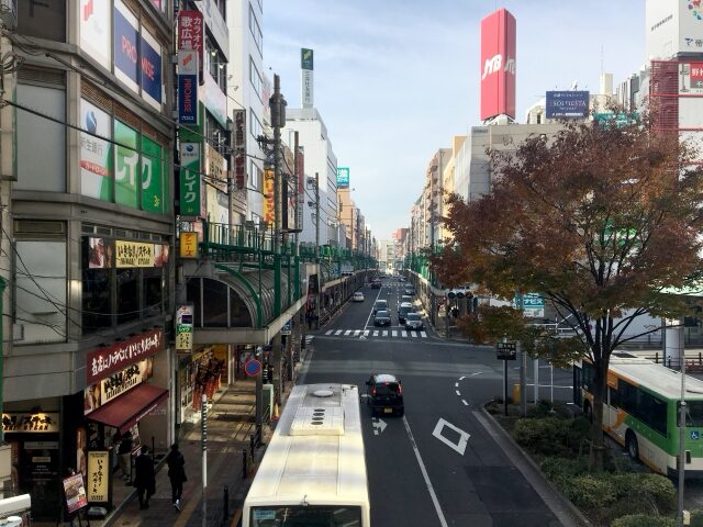 見通しの悪い交差点・複雑な交差点：北千住駅周辺、綾瀬駅周辺、竹ノ塚駅西口など