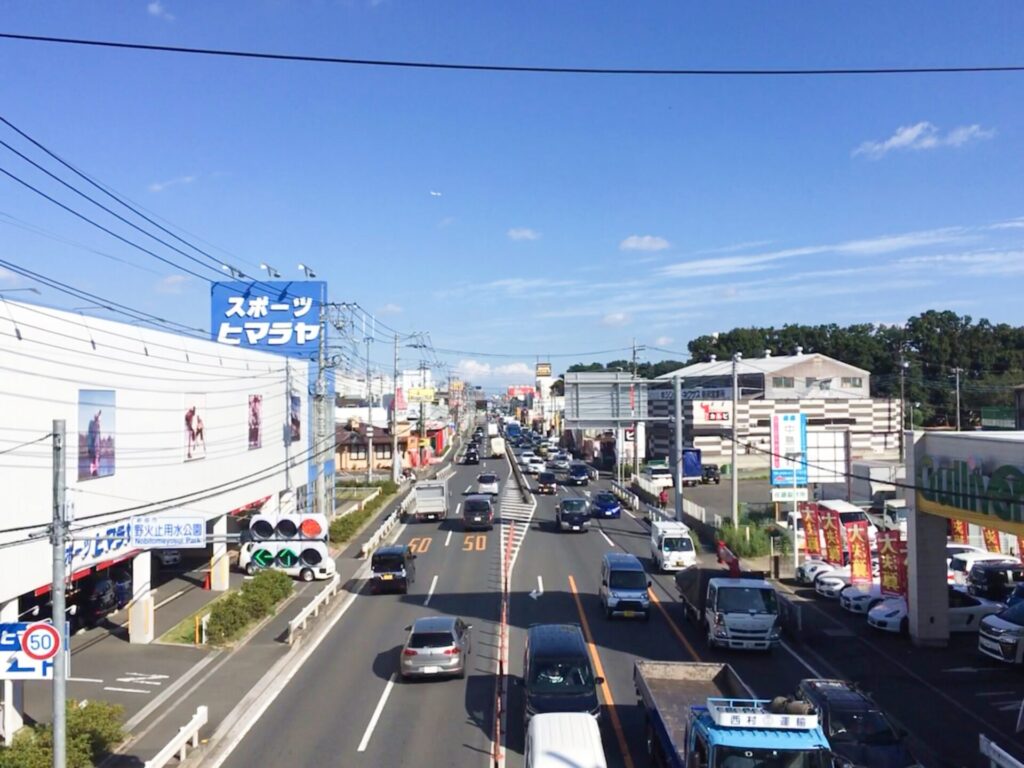 国道4号（日光街道）〜外環道周辺