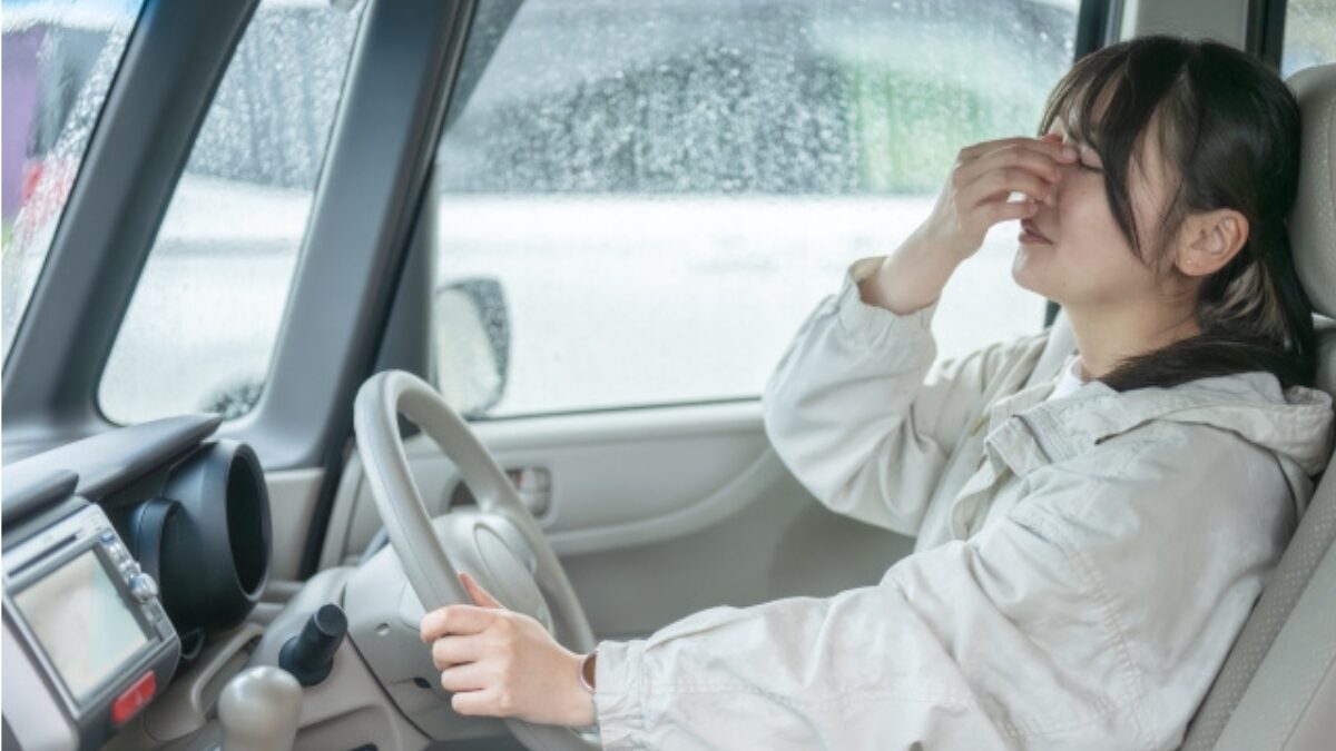 運転が苦手な女性