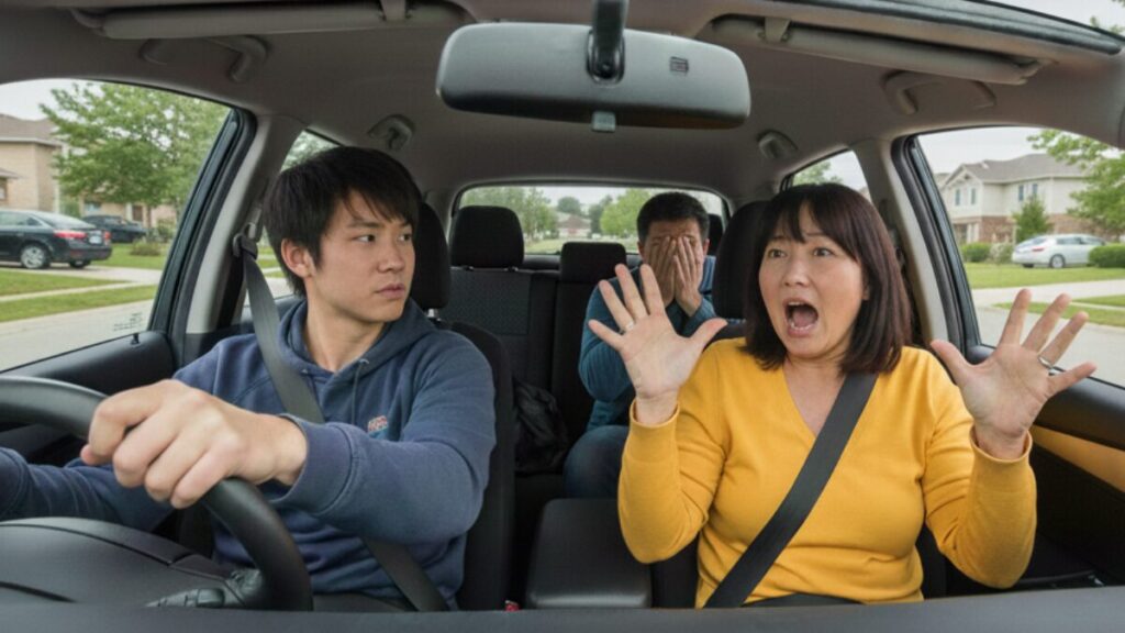 家族と運転練習するとケンカになる理由