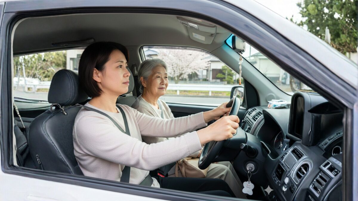 高齢の親の送迎