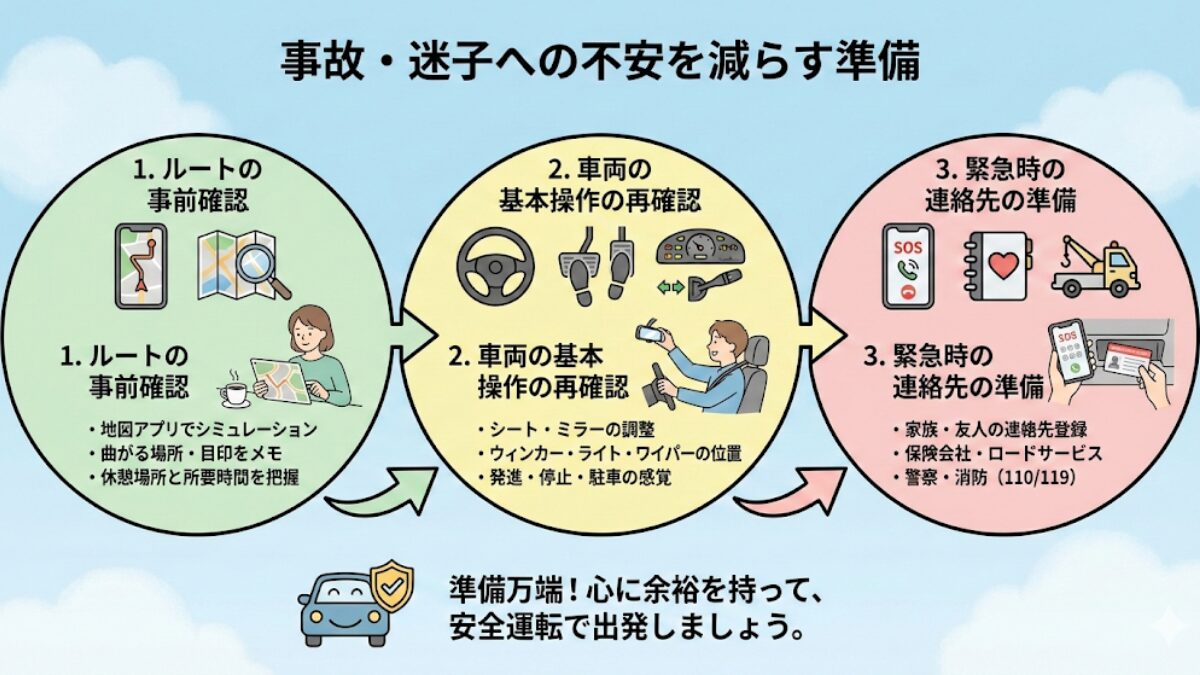 事故・迷子への不安を減らす準備