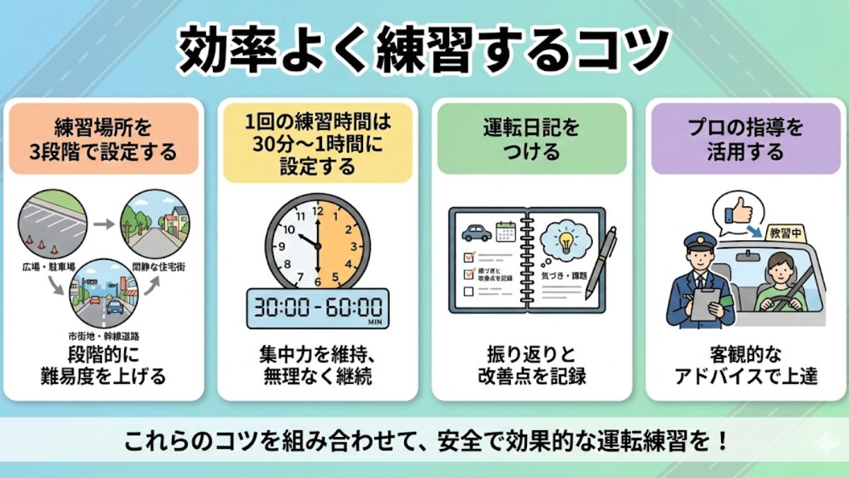 効率よく練習するコツ