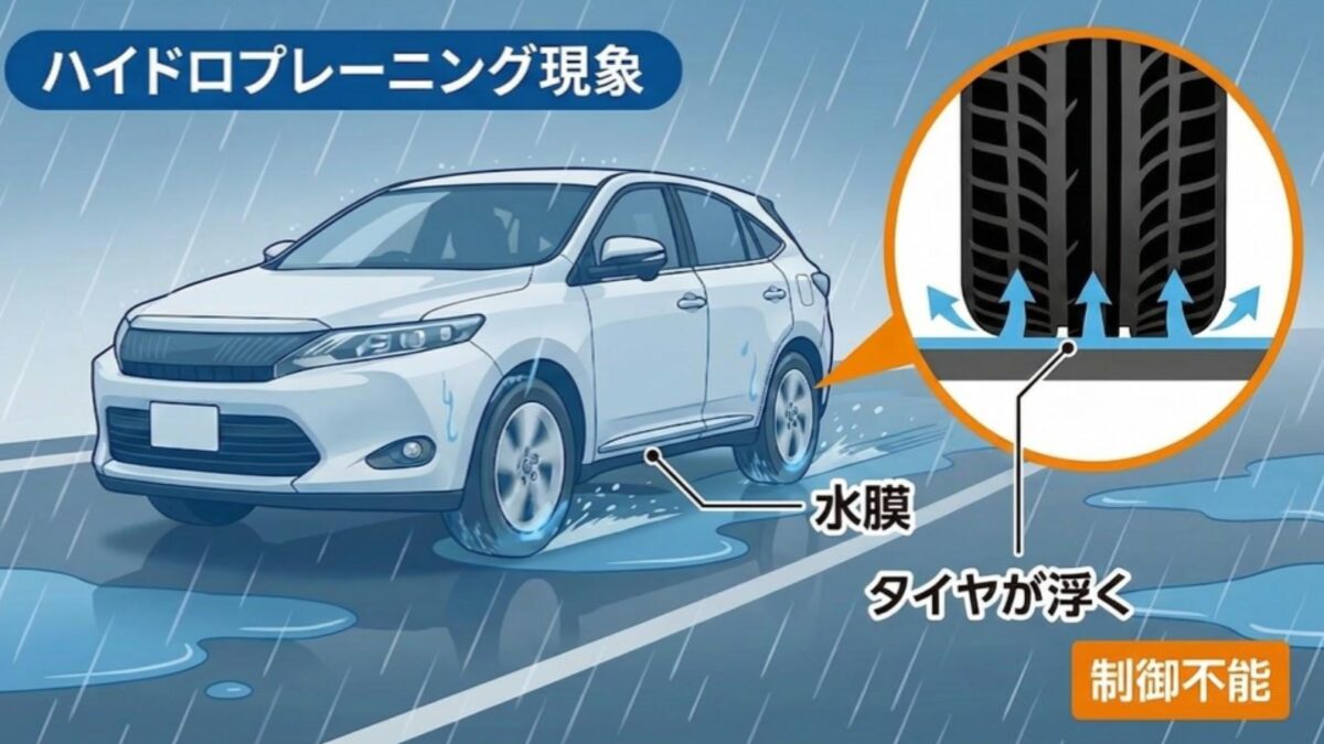 ハイドロプレーニング現象
