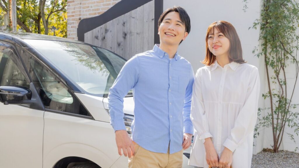 夫婦でドライブ