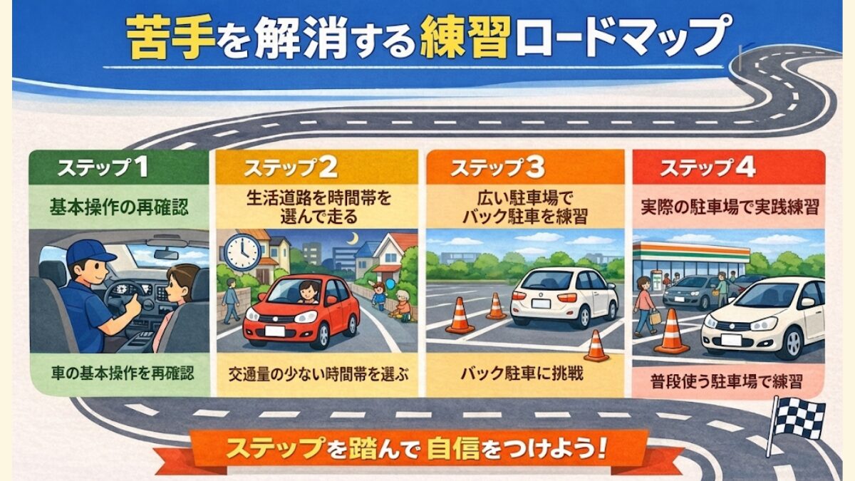 苦手を解消する練習ロードマップ