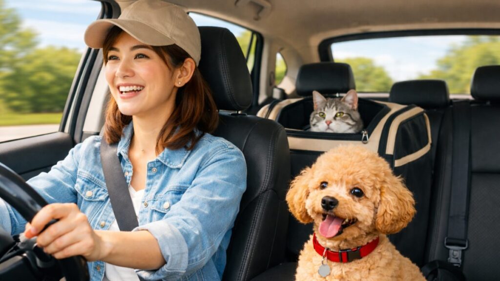 ペットとドライブ