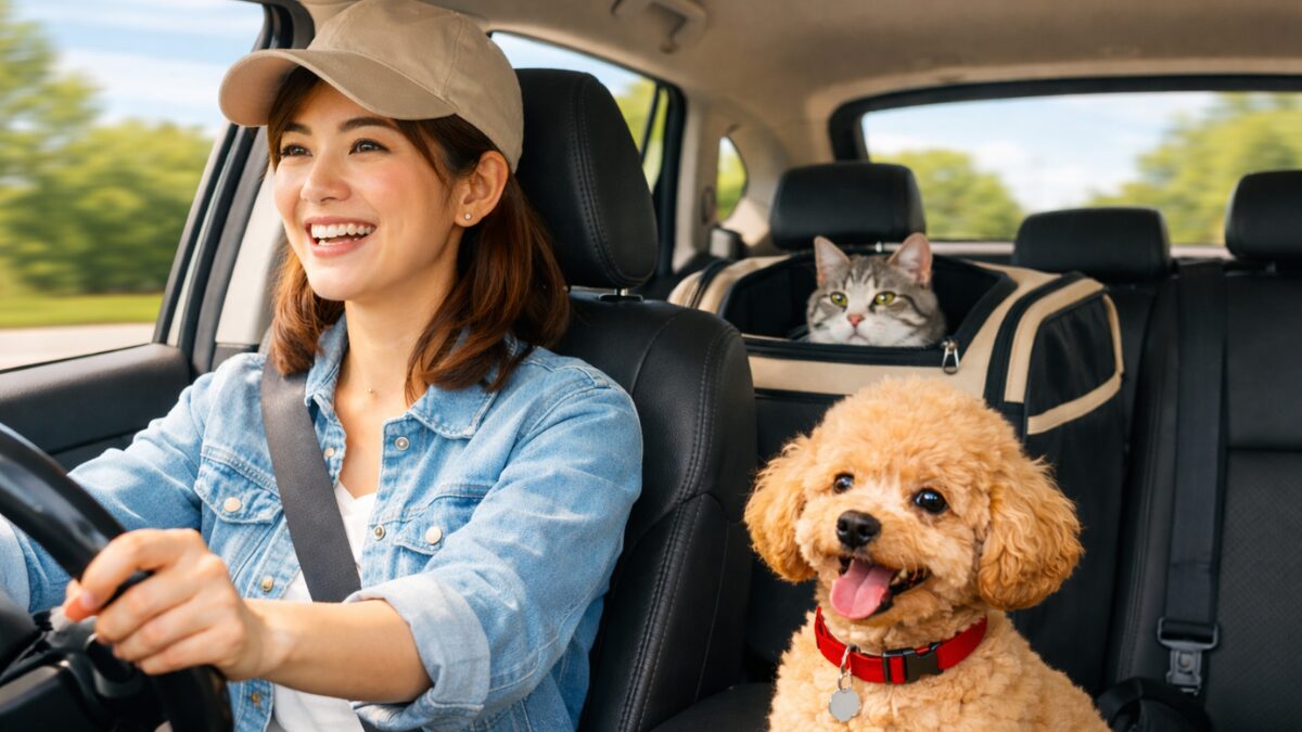 ペットとドライブ