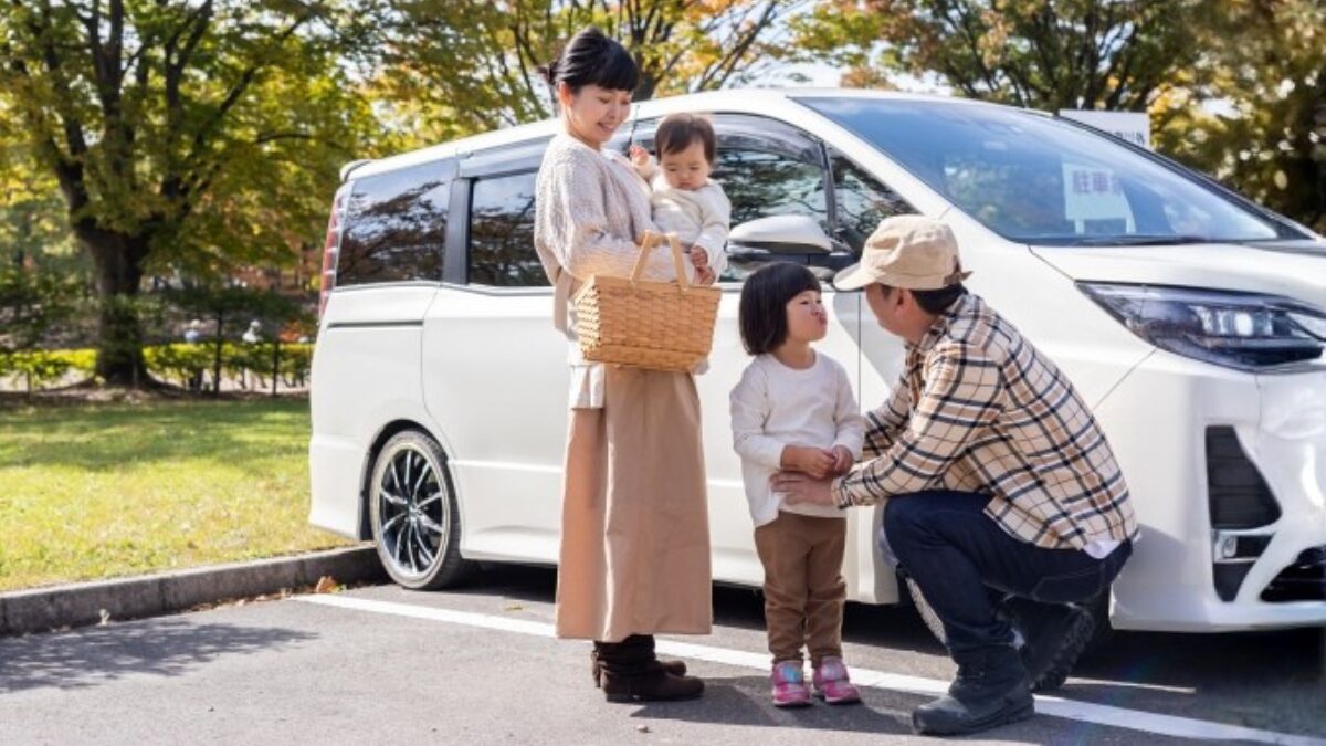 家族でドライブ