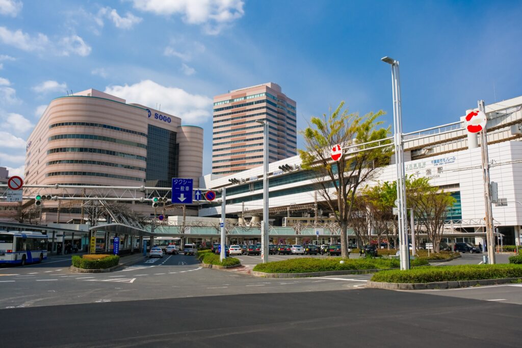 千葉駅〜新町エリア