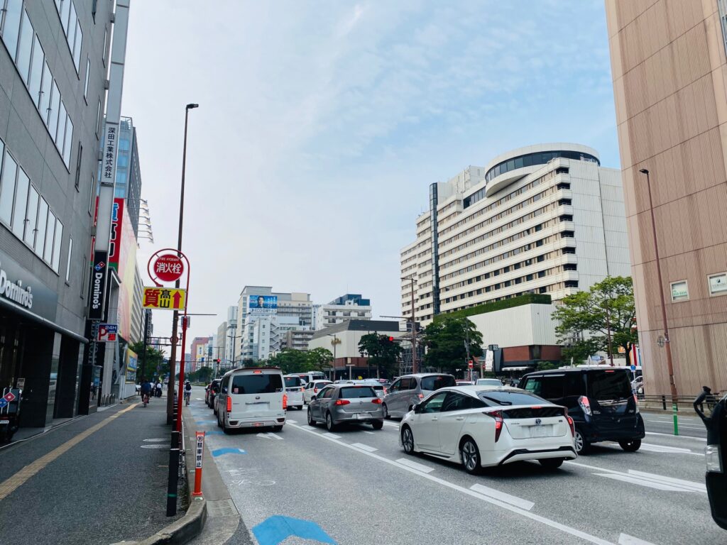大橋駅周辺〜幹線道路エリア