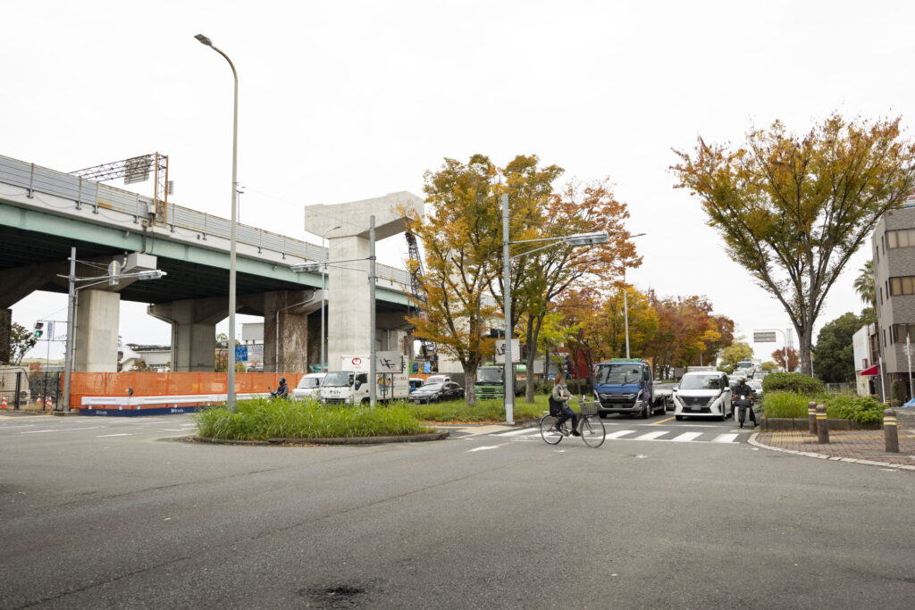 ときはま線（大阪高石線）・国道310号・中央環状線（大阪中央環状線）
