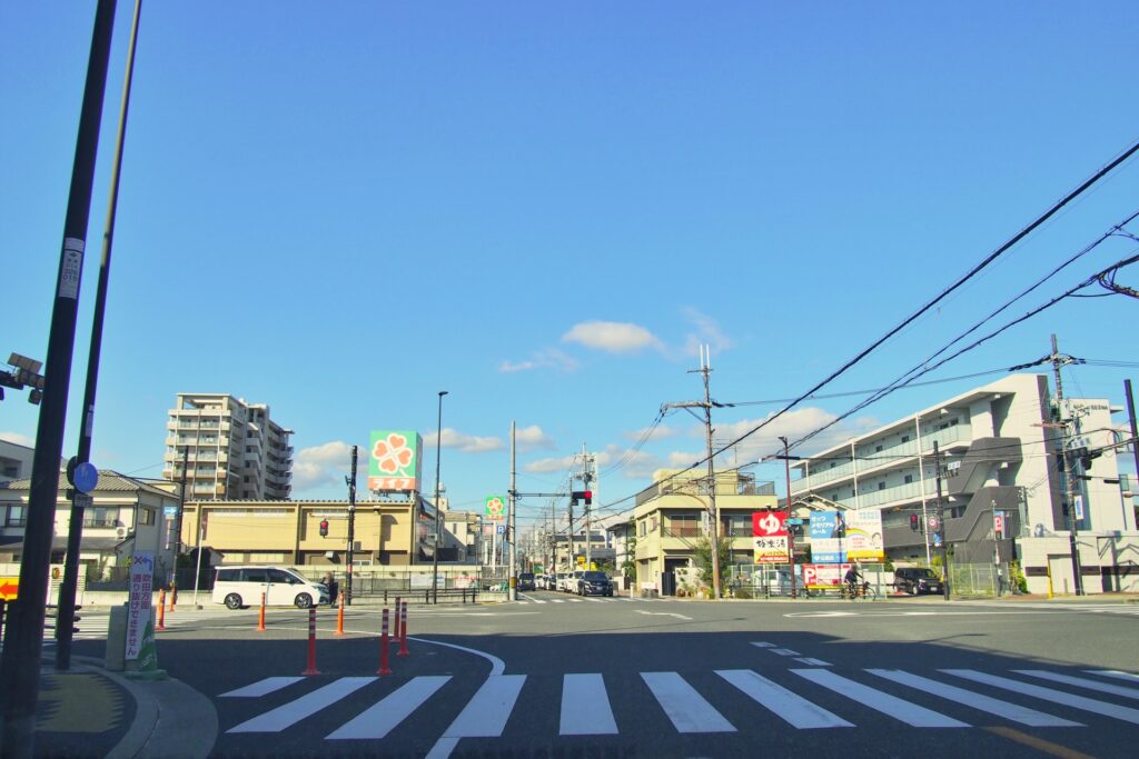 国道171号・府道6号(枚方亀岡線)・名神高速道路周辺