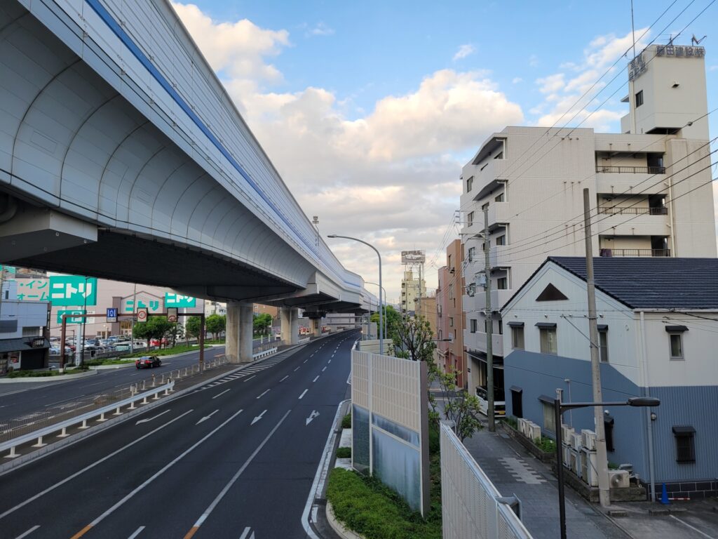 ②交通量の多い道路 国道2号線・国道43号線・阪神高速3号神戸線出入口周辺のイメージ